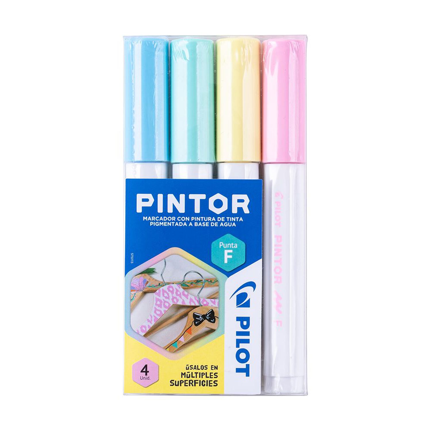 Pintor Set Pastel Punta Fina 4 Un. image number 0.0