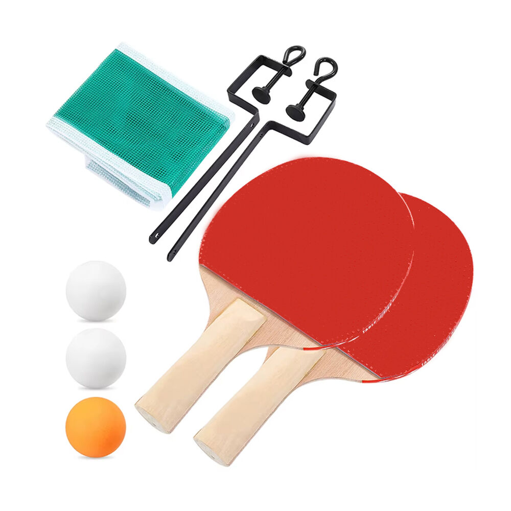 Pack 2 Paletas De Ping Pong +3 Pelotas + Malla Modelo Clasic image number 2.0