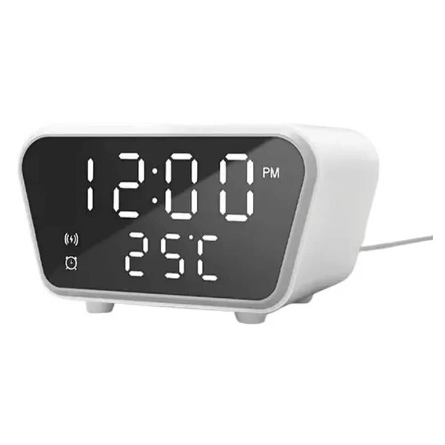 Despertador Digital Led Con Cargador Inal&aacute;mbrico image number 0.0