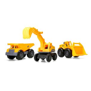 Veh&iacute;culo Fricci&oacute;n Ebx Construci&oacute;n Small Car 3pack