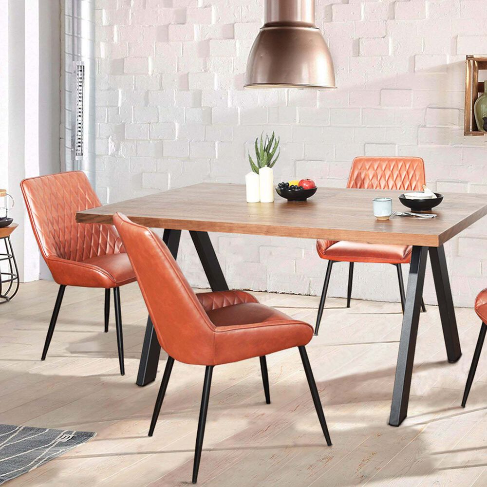 Pack 2 Sillas De Comedor Breton Terracota image number 5.0