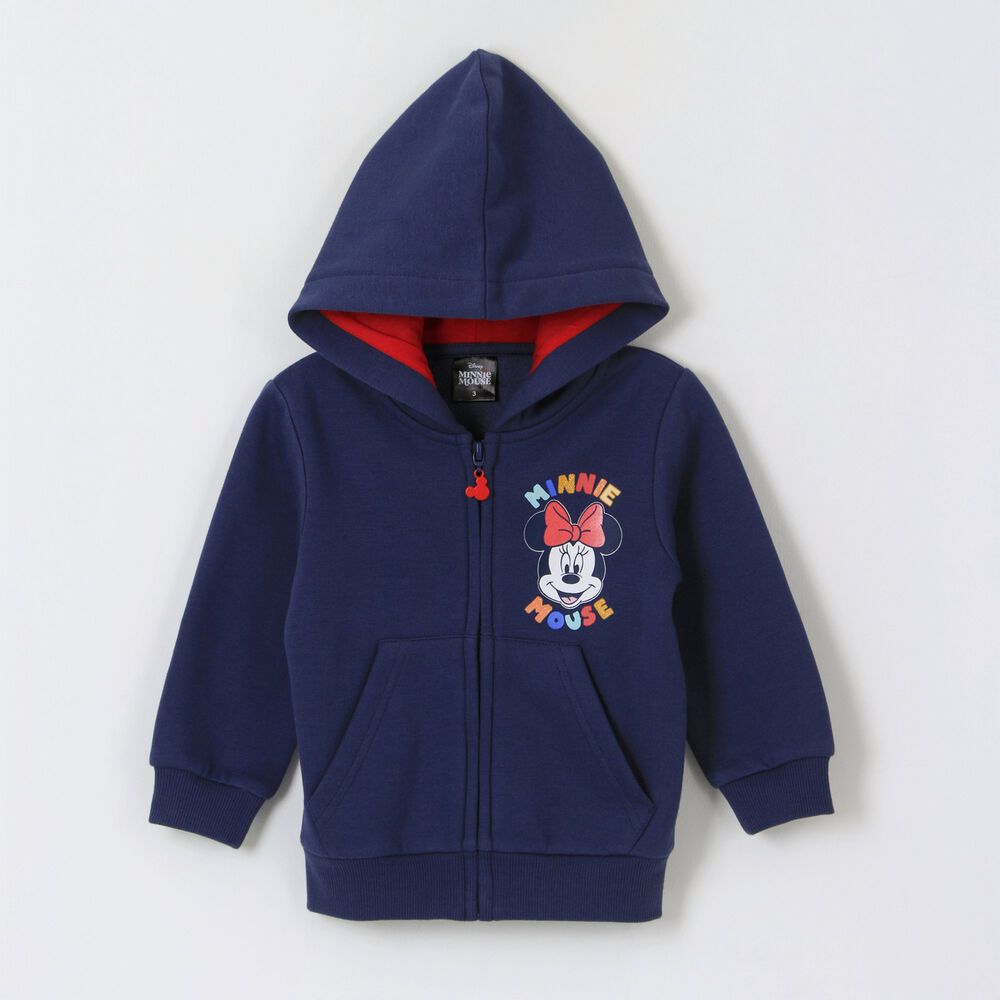 Poler&oacute;n Escolar Ni&ntilde;a Minnie Mouse Azul Marino Disney image number 0.0