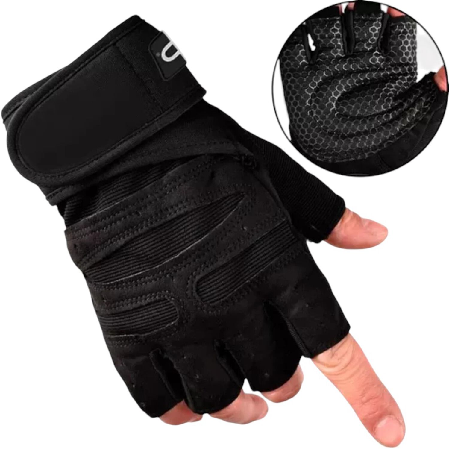 Guantes Gimnasio Levantamiento Pesas Entrenamiento Trekking image number 3.0