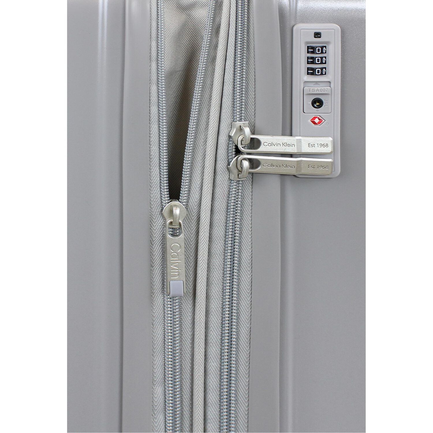 Pack 2 Maletas Rome Mediana 20kg + Grande 23kg Gris Calvin Klein image number 10.0