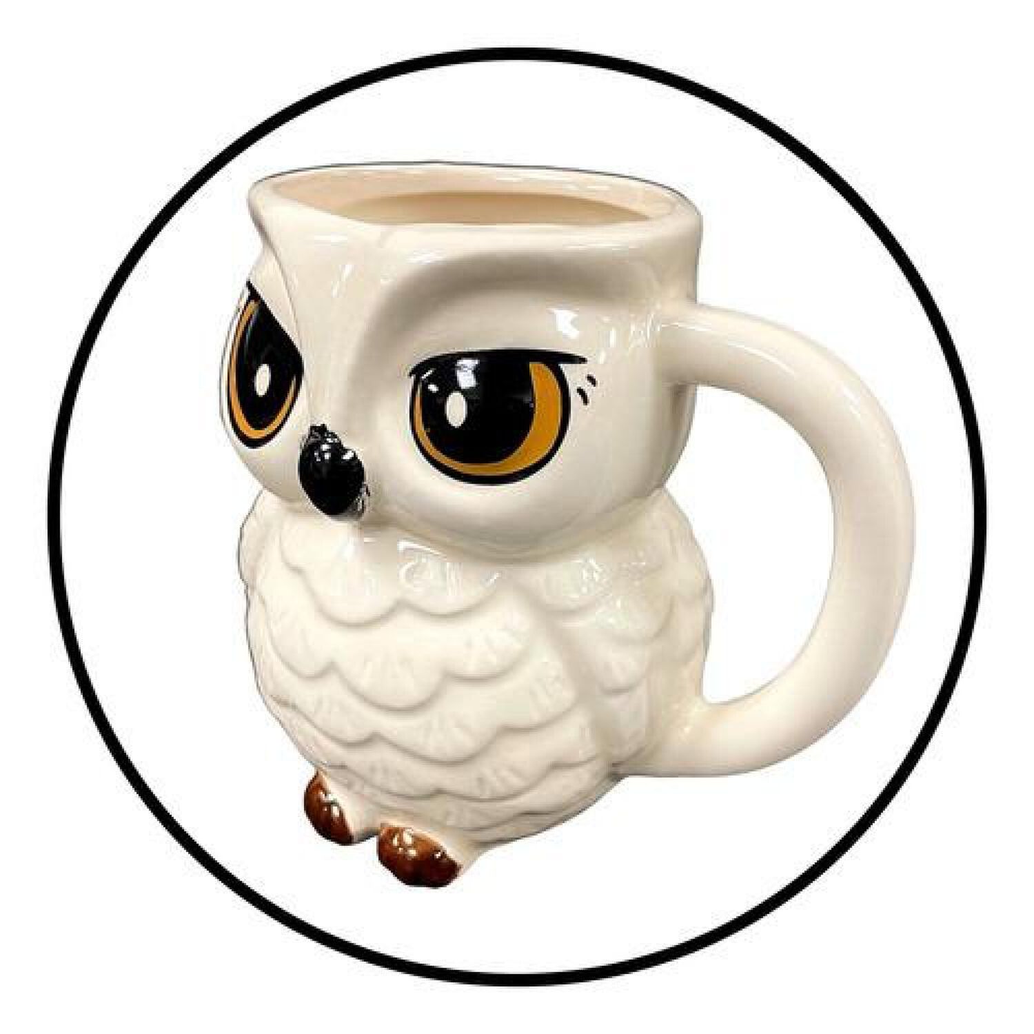 Taz&oacute;n Cer&aacute;mica 3d Baby Hedwig Harry Potter Kawaii image number 0.0