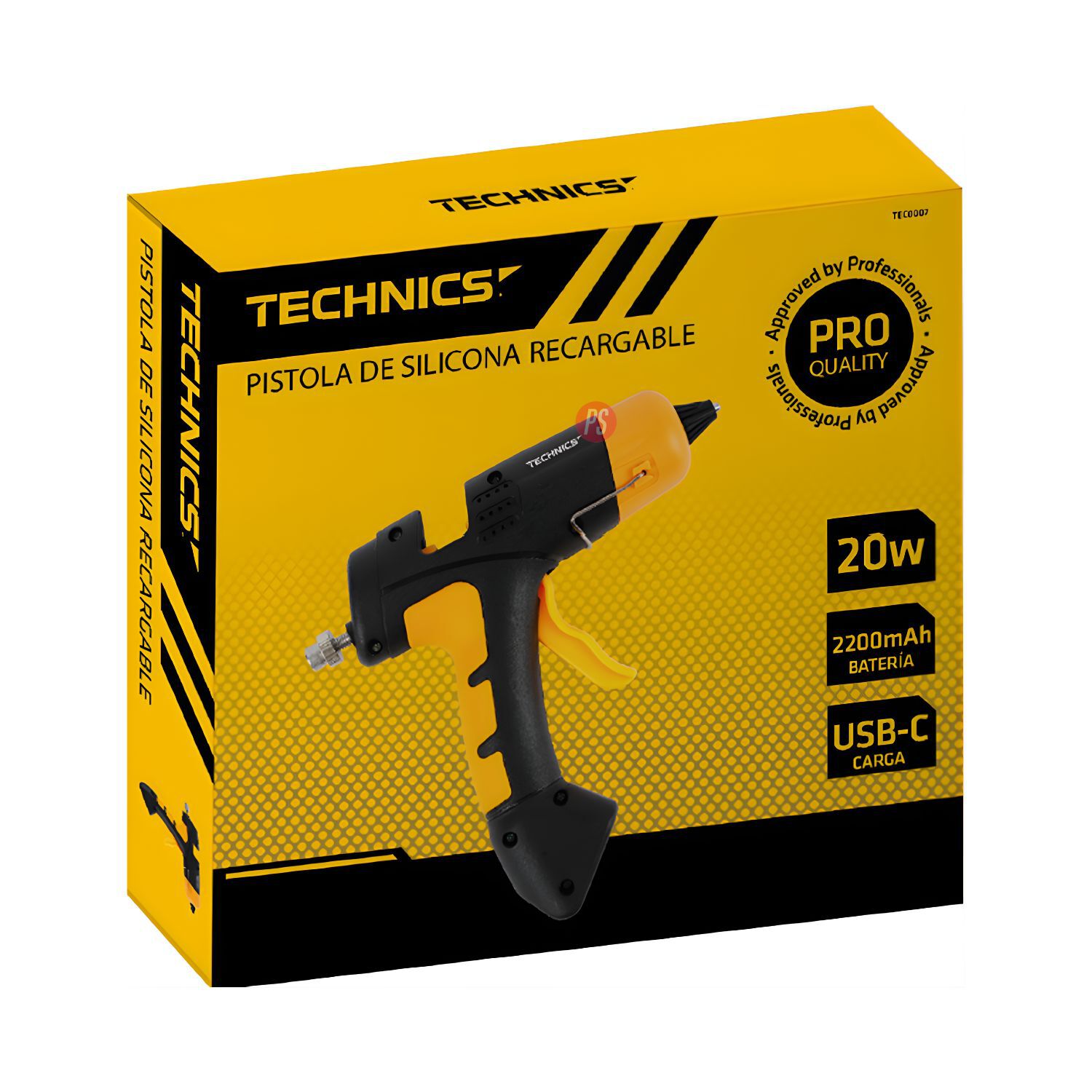 Pistola Silicona Technics Recargable 20w Usb-c - Ps image number 2.0