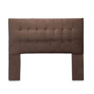 Respaldo Sevilla Con Patas Felpa 2 Plazas Chocolate