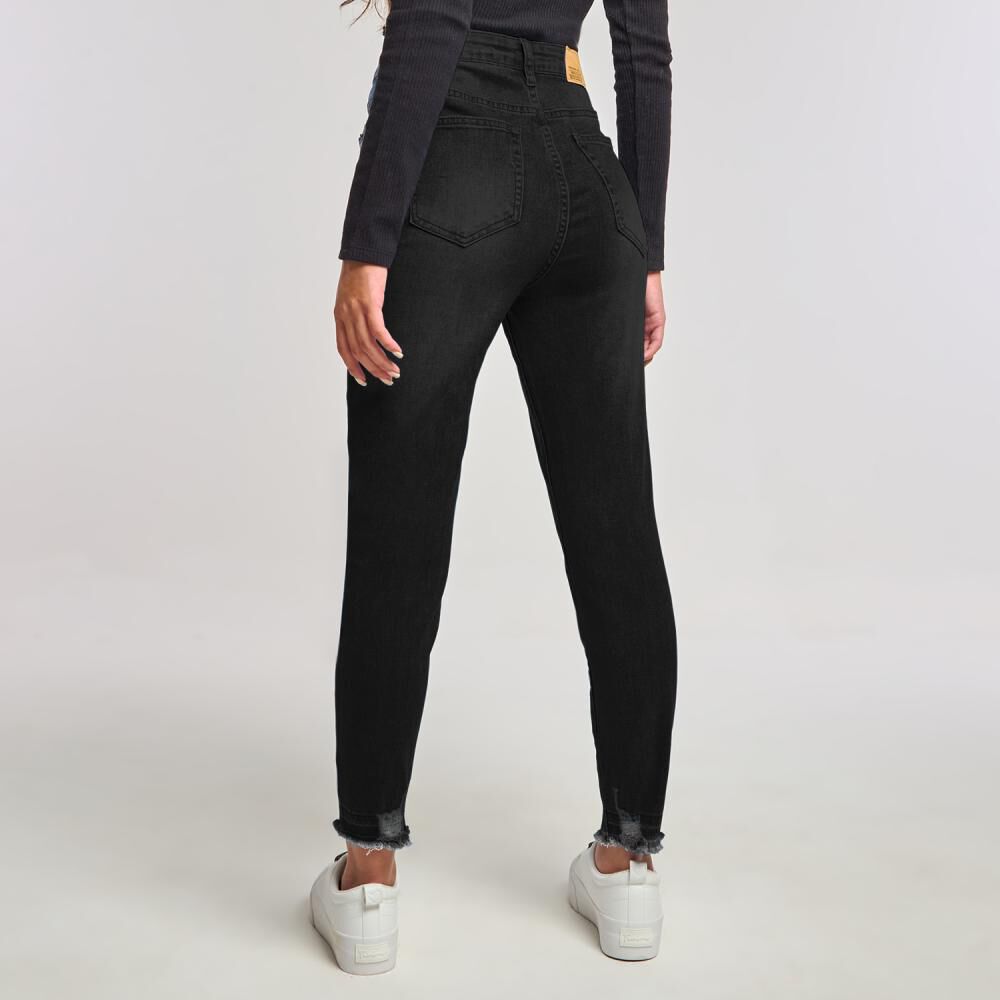 Jeans Rotura En Basta Tiro Alto Super Skinny Mujer Freedom image number 1.0