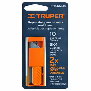 Cuchillas De Repuesto Cartonero Nv-7 Y Nm-6,7, 10pzs Truper