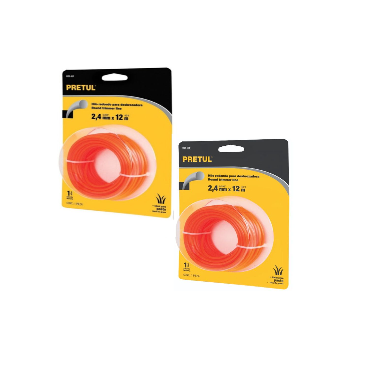 Hilo Nylon Para Orilladora 24mm X 12m Pretul-truper image number 2.0