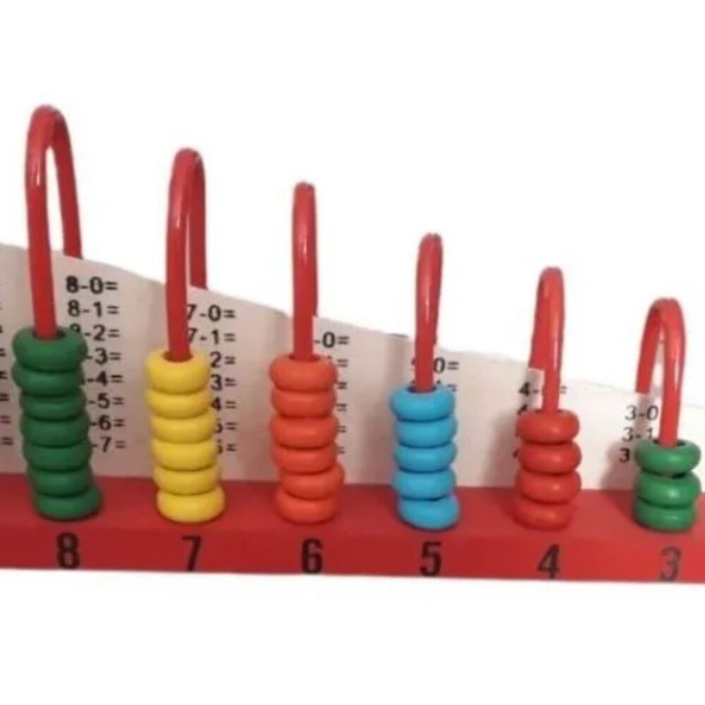 Ábaco Vertical De 10 Columnas Matemático Para Niños image number 5.0