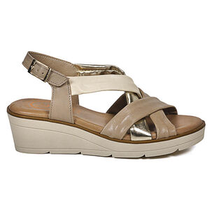 Sandalia Cuero Delarmy Taupe