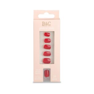 Set De U&ntilde;as Press On Nails Beauty Care / 24 Piezas