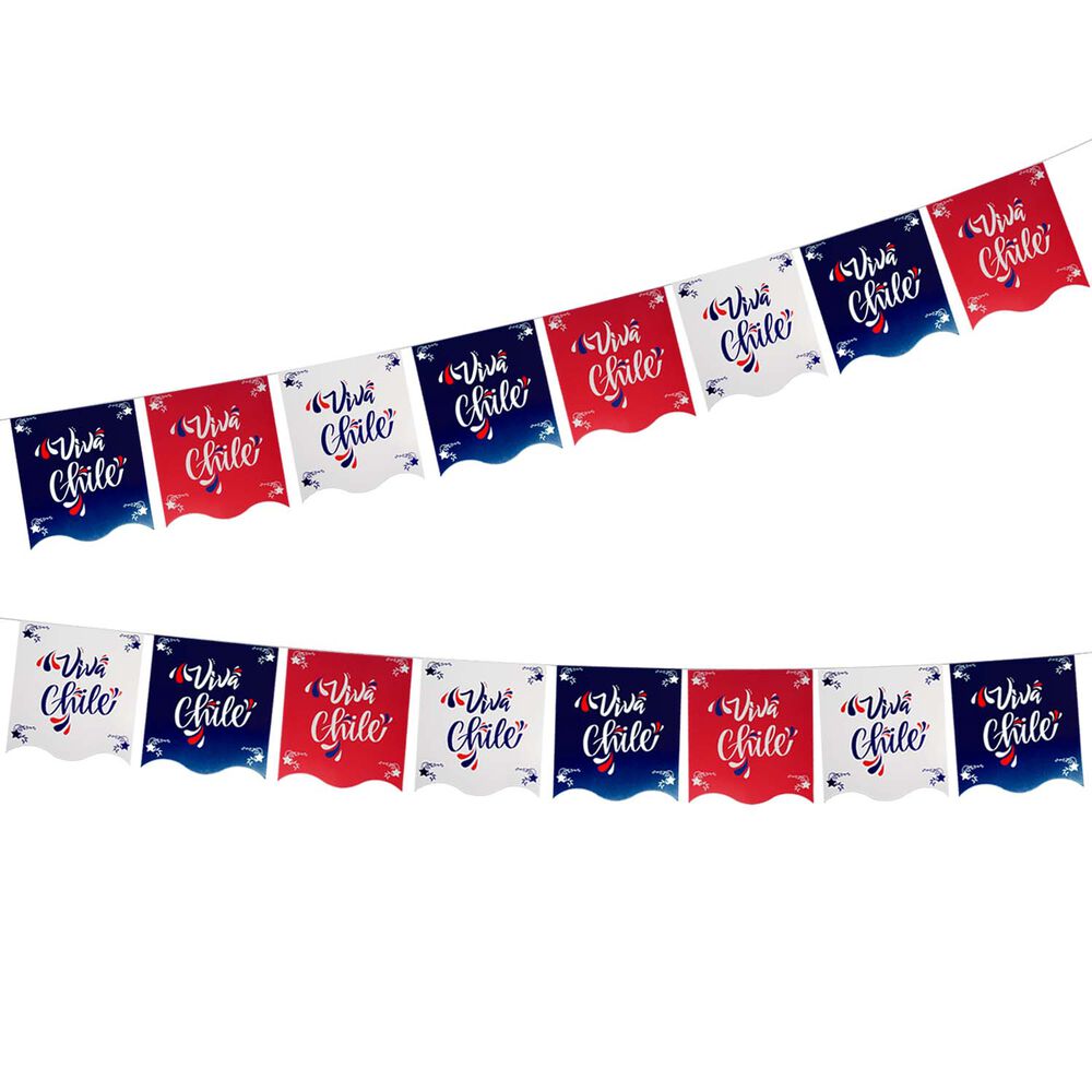 Guirnalda De Papel 17.5x19.5 Cm 9 Banderas Big Party image number 1.0
