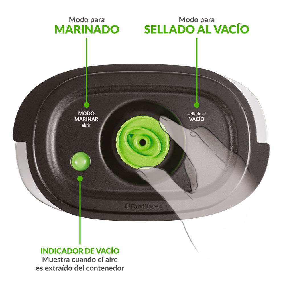 Pack Contenedores Foodsaver Marinador 700 Ml, 1.2 Lt Y 1.8 Lt Ffc026x image number 2.0