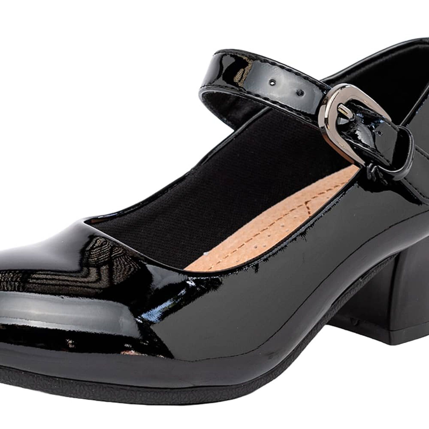 Zapato Infantil Cueca Sara Negro Charol Alquimia image number 3.0