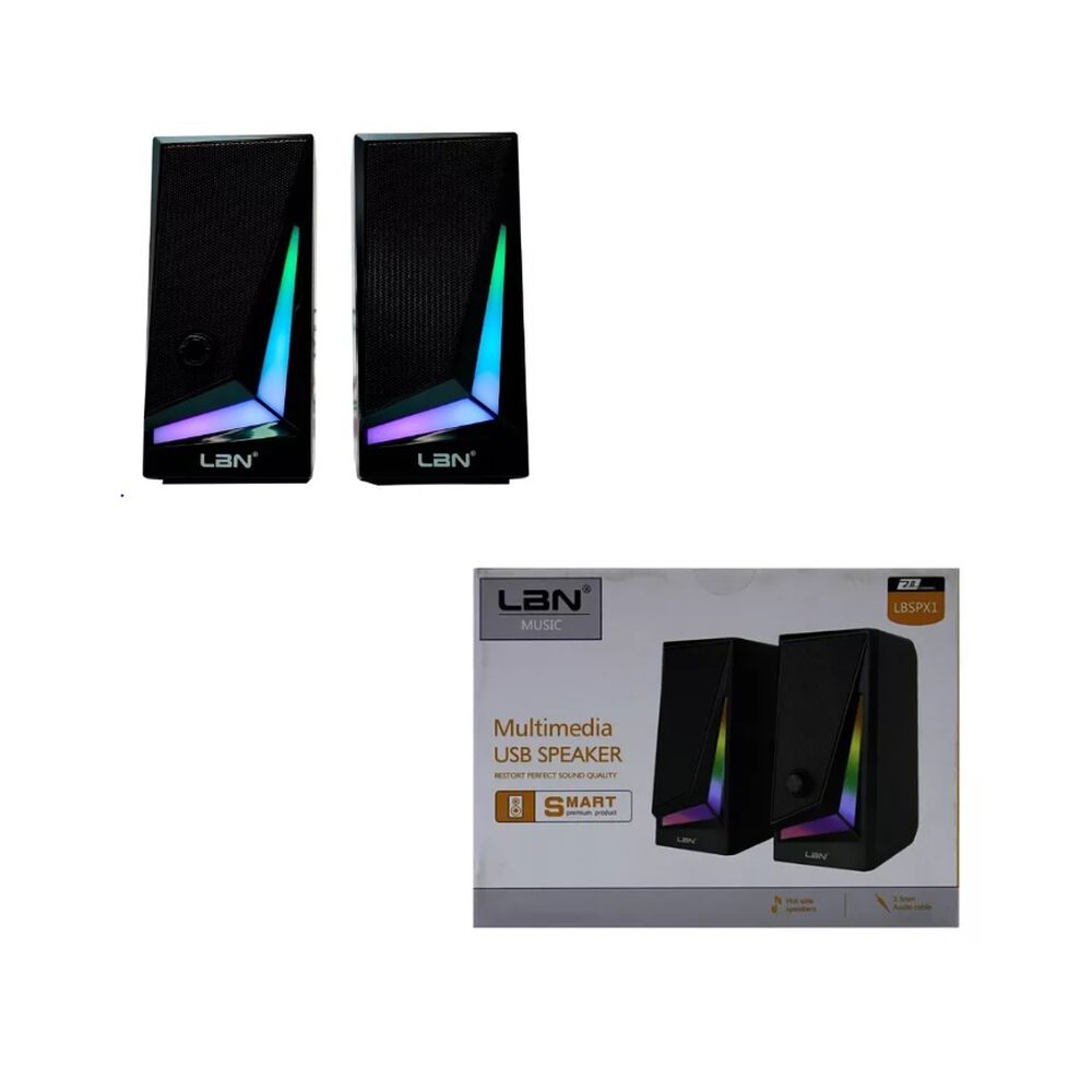 Parlante Para Pc 2.0 Multimedia Lbn Lbspx1 image number 2.0