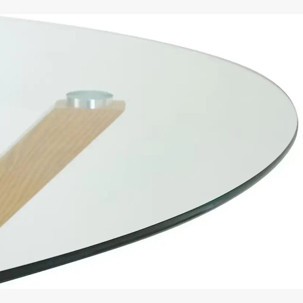 Comedor Warwick 100cm + 4 Sillas Mariposa Wood Gris image number 4.0