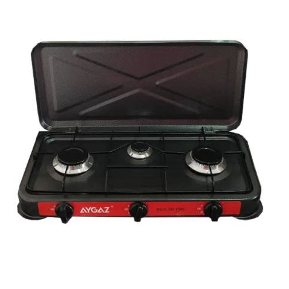 Set Cocinilla A Gas Regulador Manguera 3 Platos Camping image number 0.0