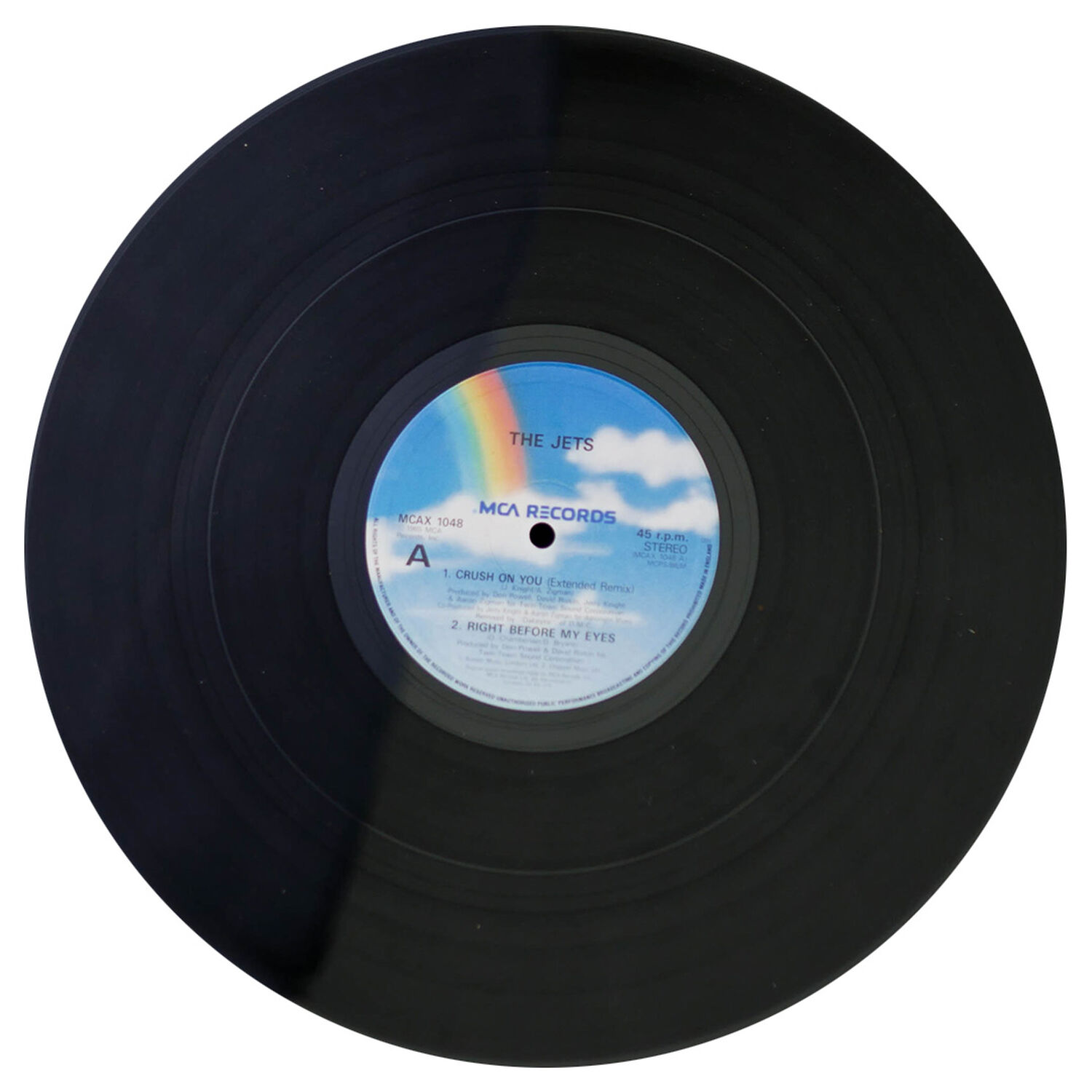 Jets - Crush On You(dakeyne Remix) | 12" Maxi Single Usado image number 2.0