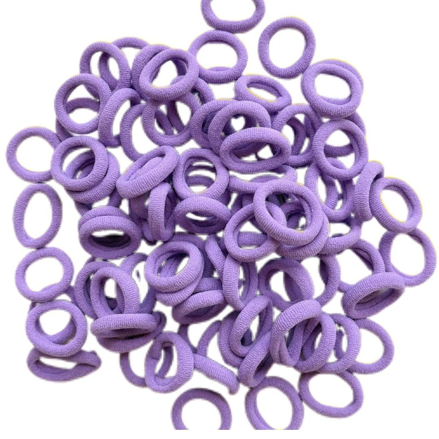 Set De 80 Mini Bandas O Colets El&aacute;sticas Para El Cabello Suaves Y Sin Costuras image number 2.0