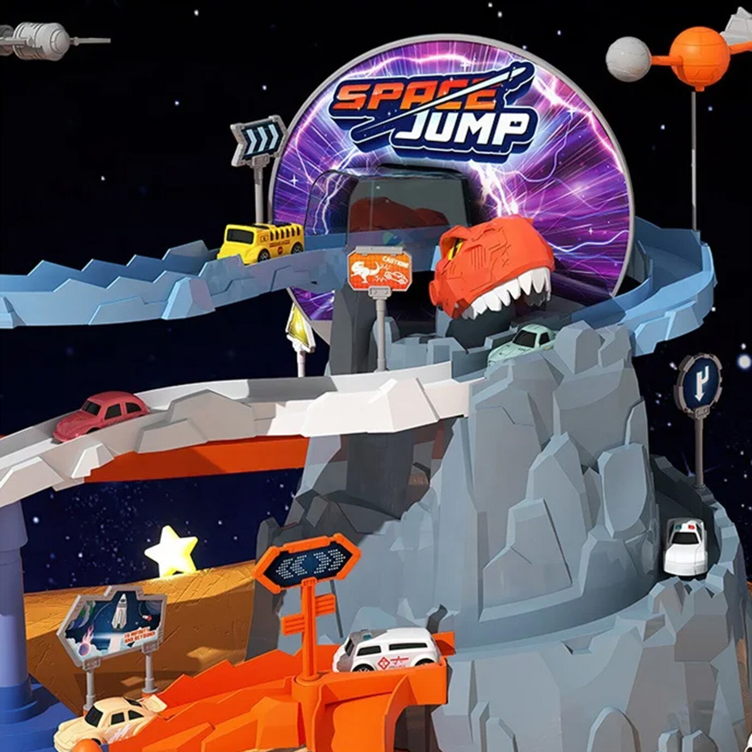 Juguete Pista De Auto Espacial Cohete Space Jump image number 3.0