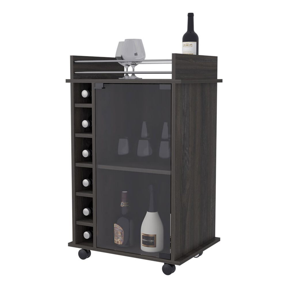 Bar Bajo 6 Botelleros 1 Puerta De Vidrio Fm-009 image number 2.0