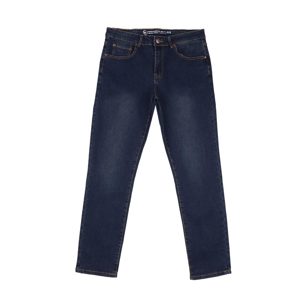 Jeans Regular Tiro Medio Slim Hombre Peroe image number 0.0