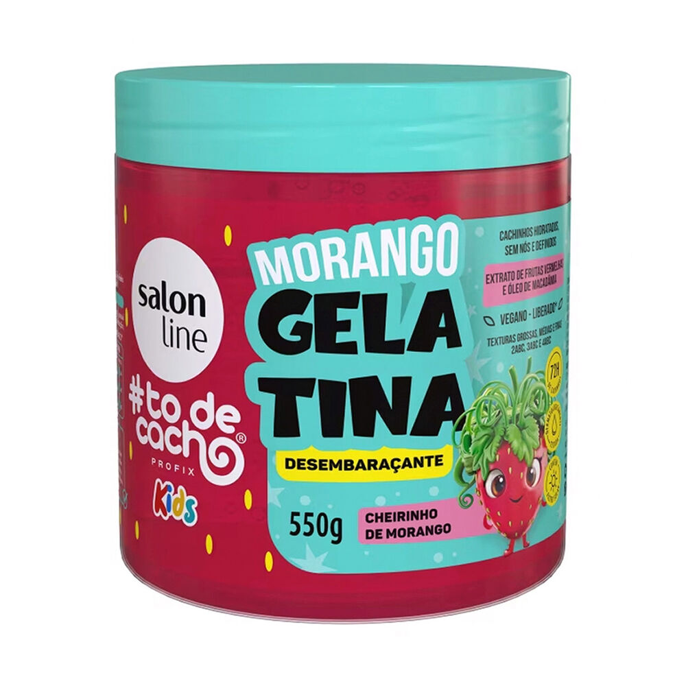 Gelatina Desenredante Kids Fresa Salon Line 550 Gr image number 0.0