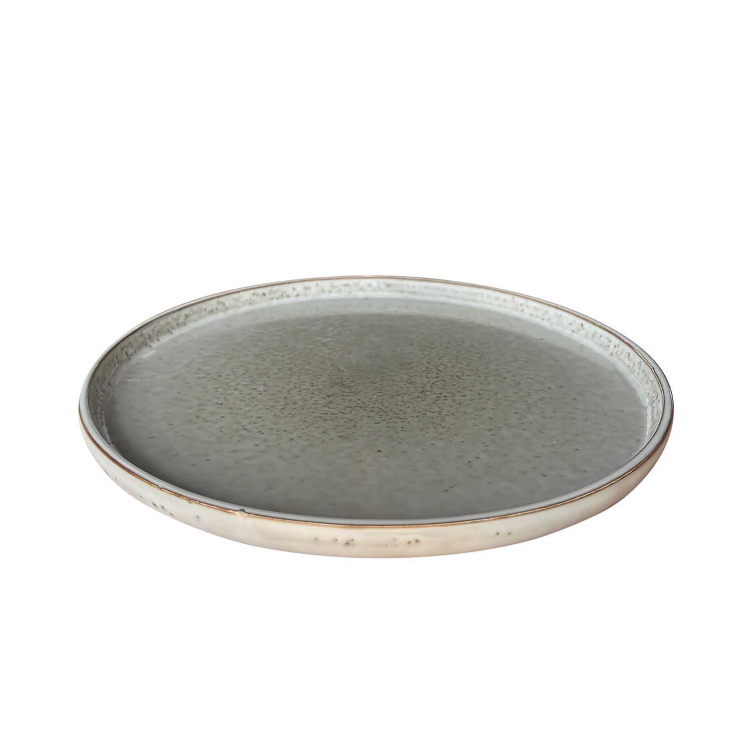 Set 6 Platos Redondo Ceramica 27 Cm Gris Linea Oslo image number 8.0