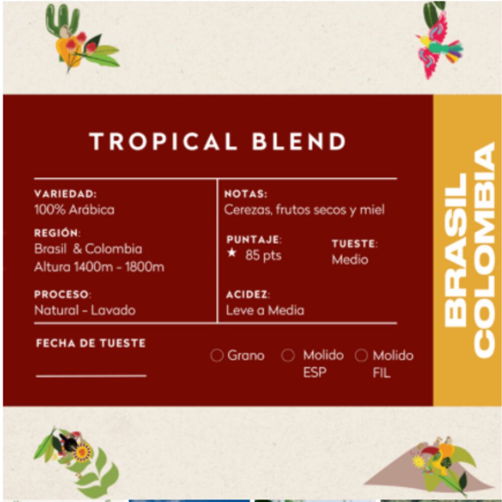 Cafe Molido Nosso Cafe Justo Tropical Blend 250g image number 2.0