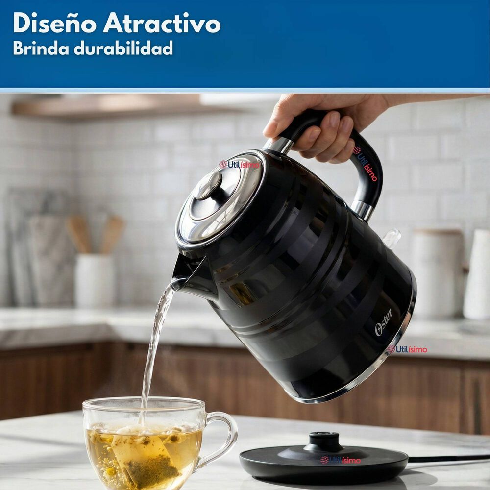 Hervidor El&eacute;ctrico Oster 1,7 Lt Bvstkt4177b Versi&oacute;n 2026 image number 8.0