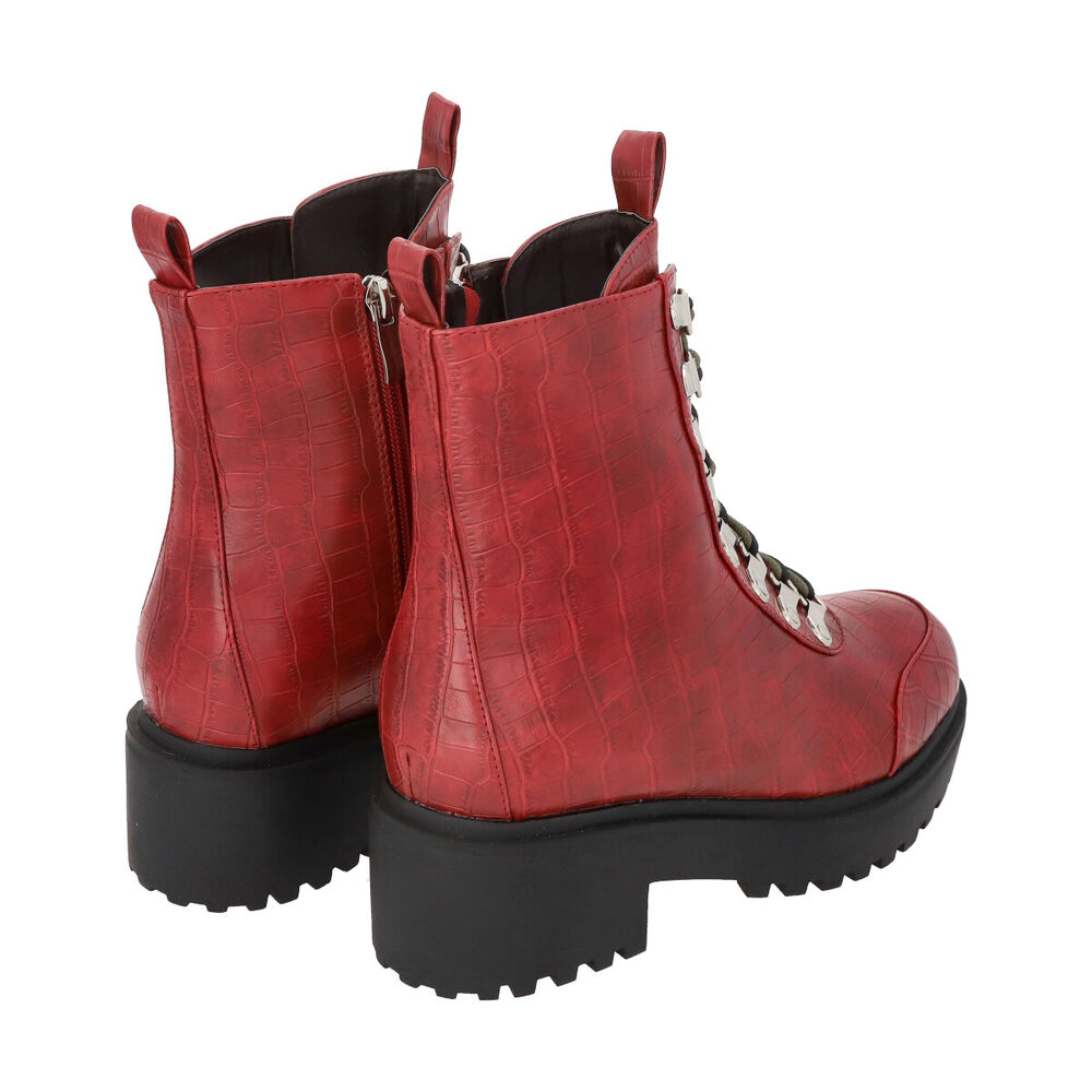 Botin Rojo Mujer London 46 Police image number 4.0