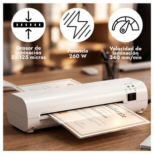 Laminadora Frio Caliente 260w Con Kit De Corte 300 Laminas