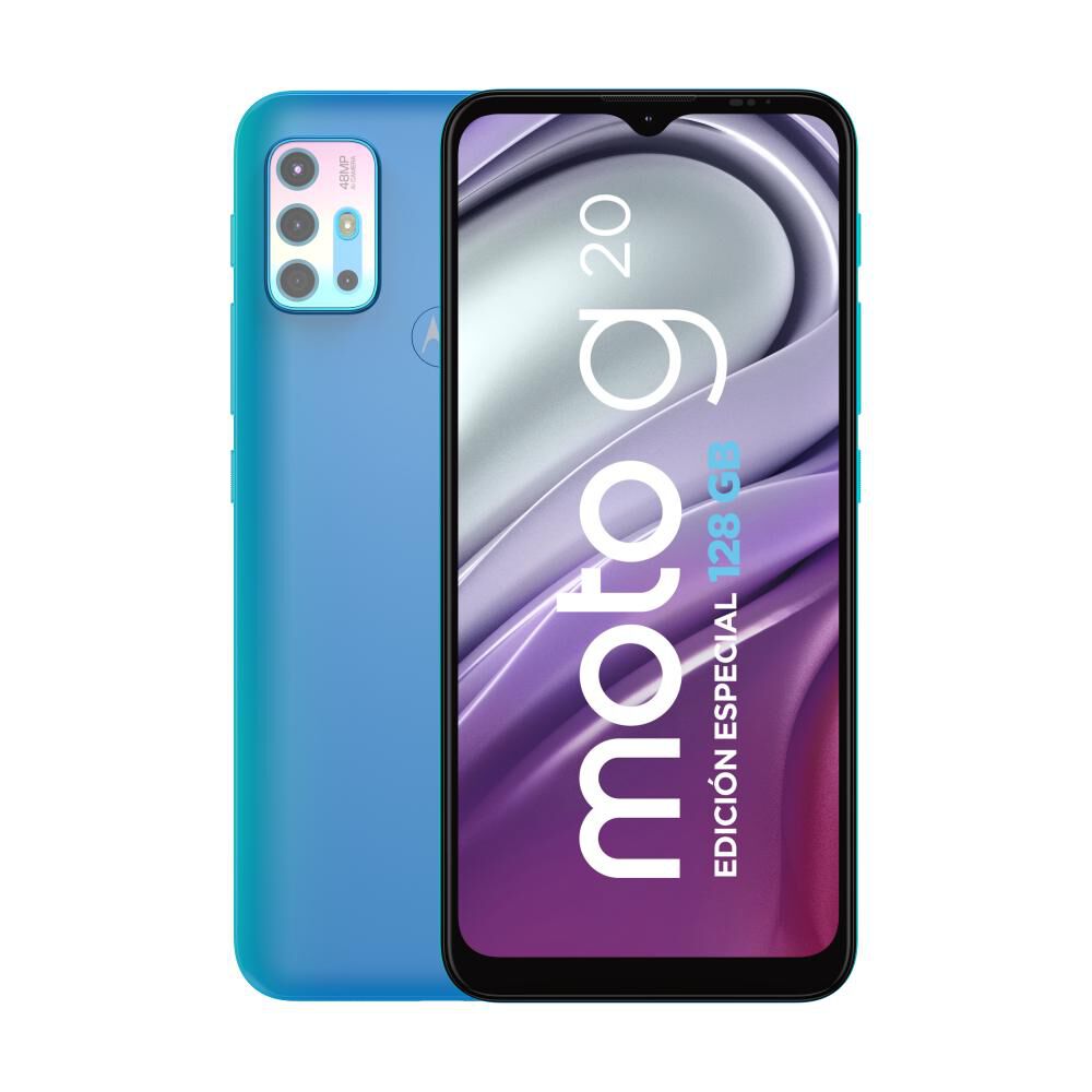 Smartphone Motorola G20 Azul / 128 Gb / Movistar