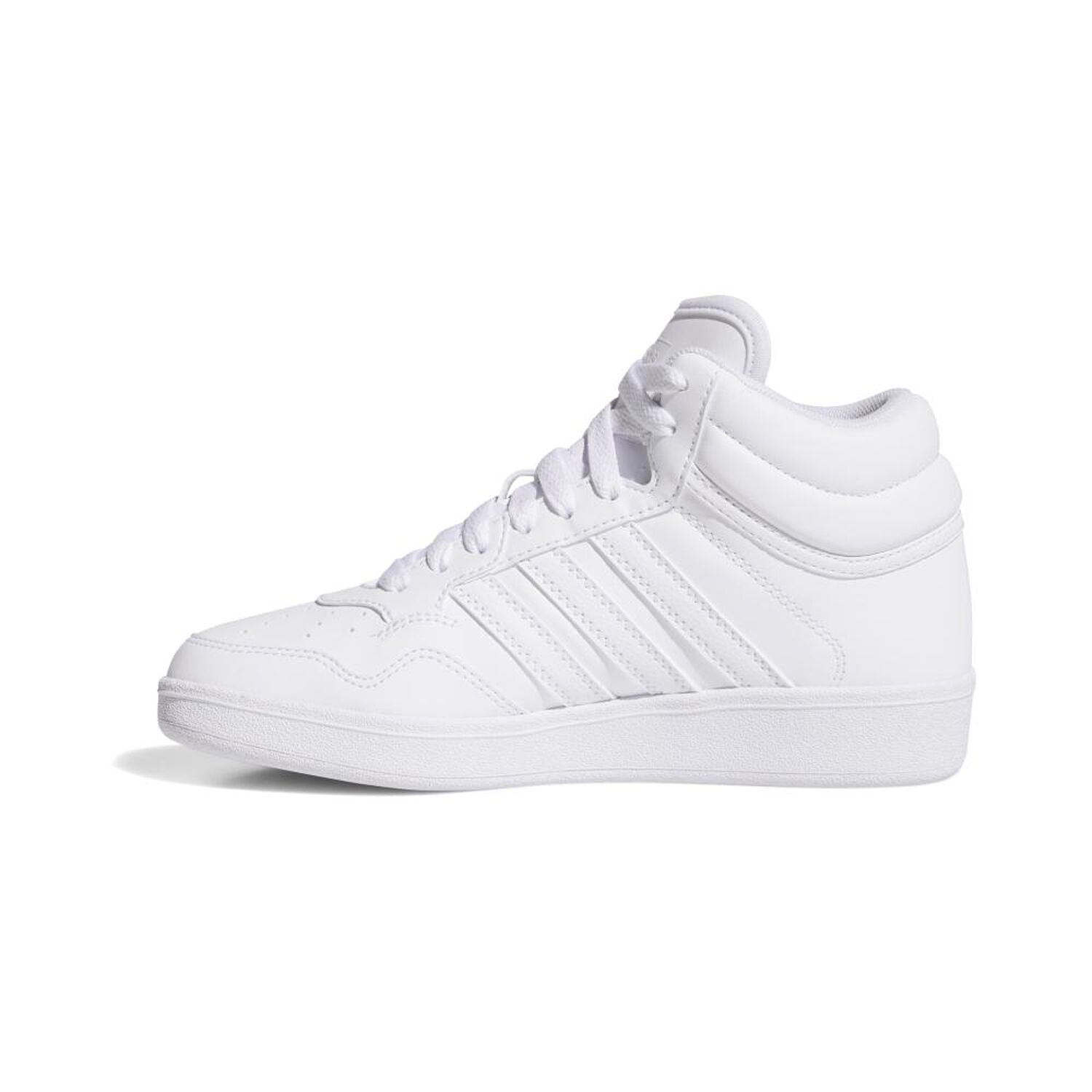Zapatilla Urbana Unisex Adidas Hoops 4.0 Mid J Blanco image number 3.0