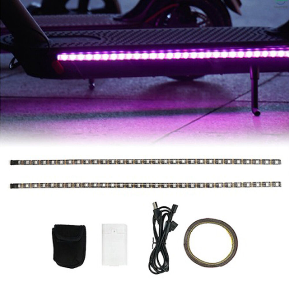 Luces Led Multicolor Scooter, Bicicleta O Moto image number 3.0