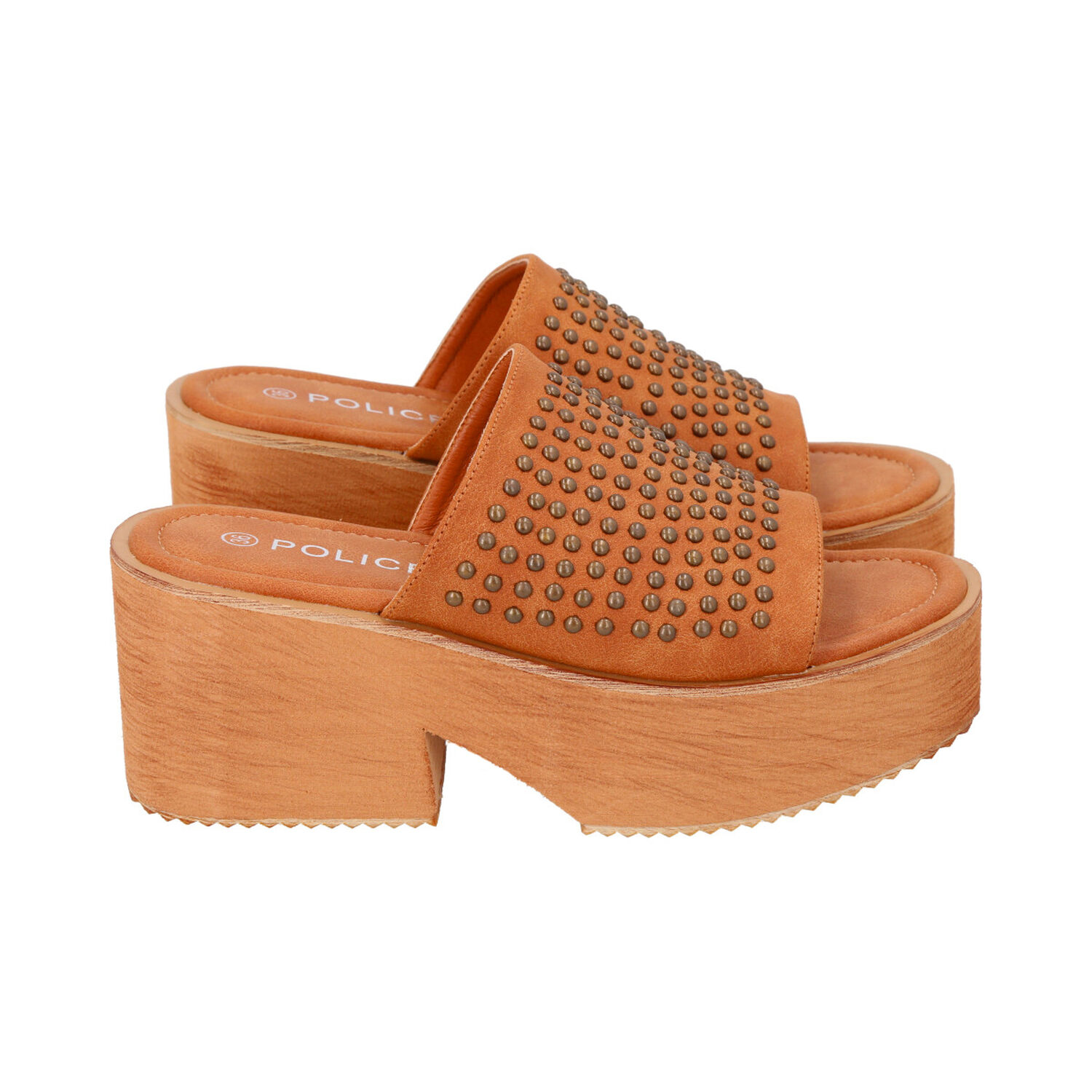 Sandalia Mujer Camel Fast Police image number 2.0