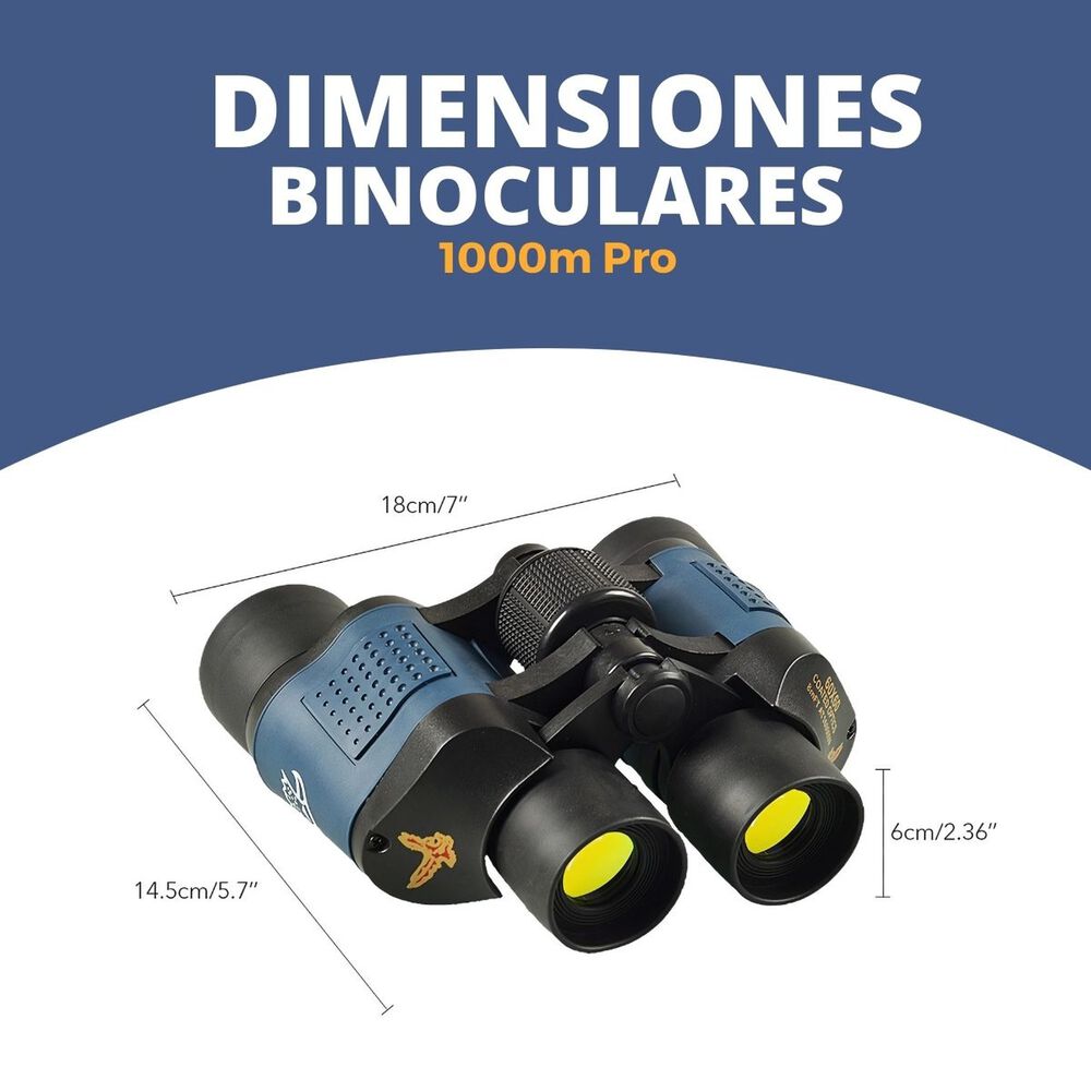 Binoculares Profesionales 60x60 Caza Binocular 1000m Pro image number 5.0