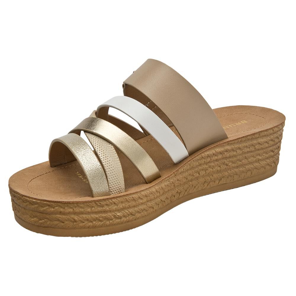Sandalia Mujer Bruno Rossi Brm0113 Beige image number 2.0