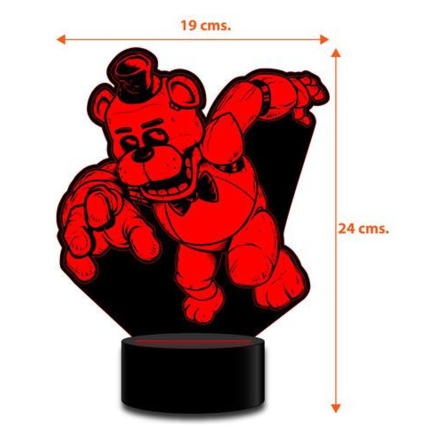L&aacute;mpara 3d Control Remoto Five Nights At Freddy's Estoykuku image number 1.0