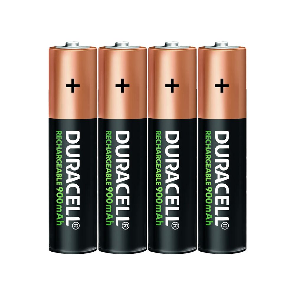 Pack 4 Pilas Aaa Recargables Duracell 900mah image number 0.0
