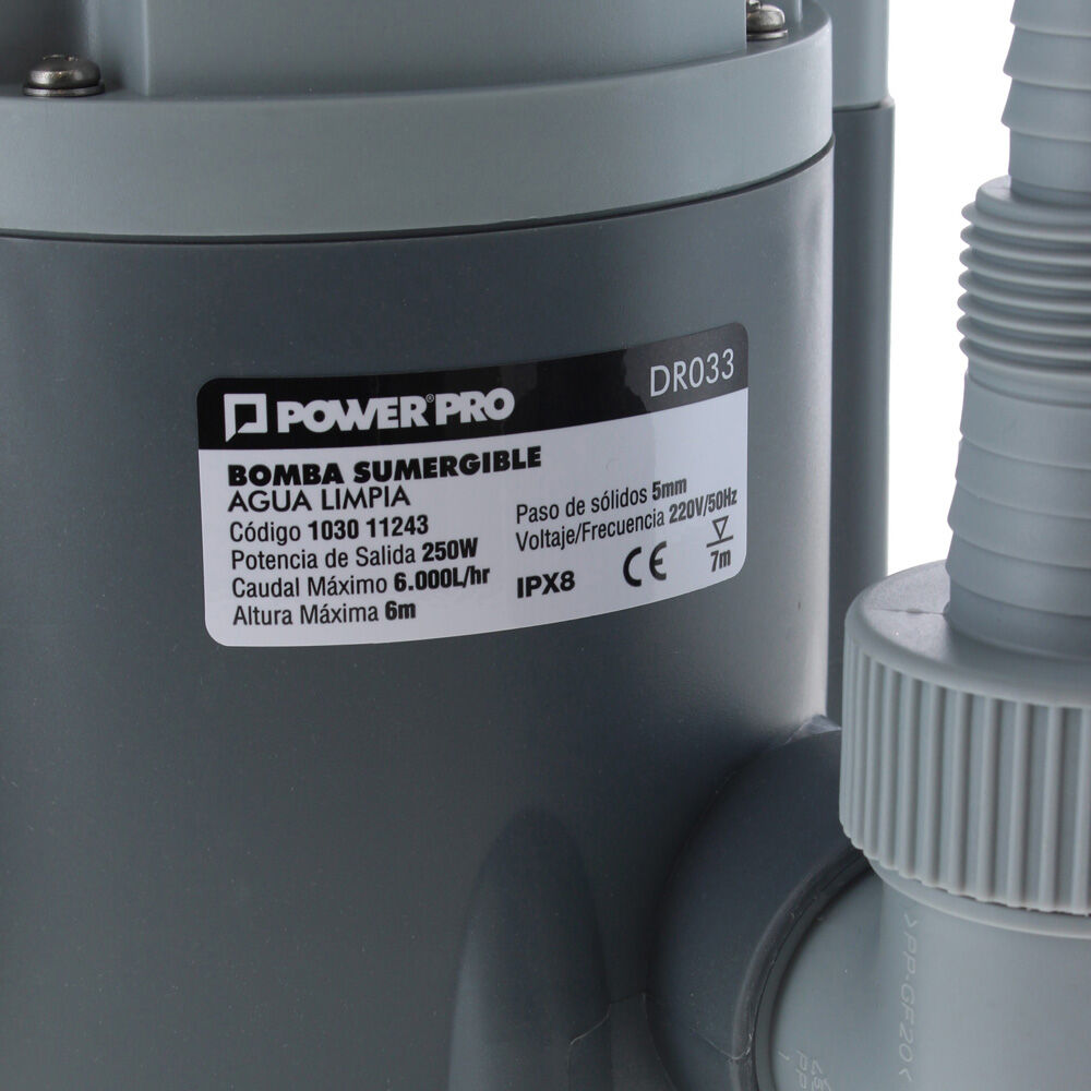 Electrobomba Sumergible 0,33 Hp Agua Limpia image number 1.0
