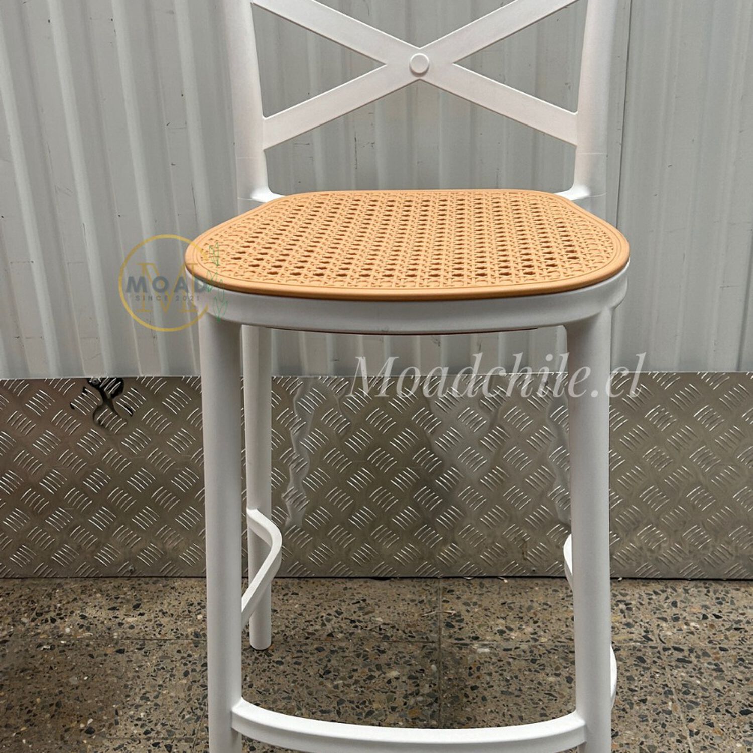 Taburete Alto De Polipropileno 75 Cm Para Barra Y Cocina image number 2.0