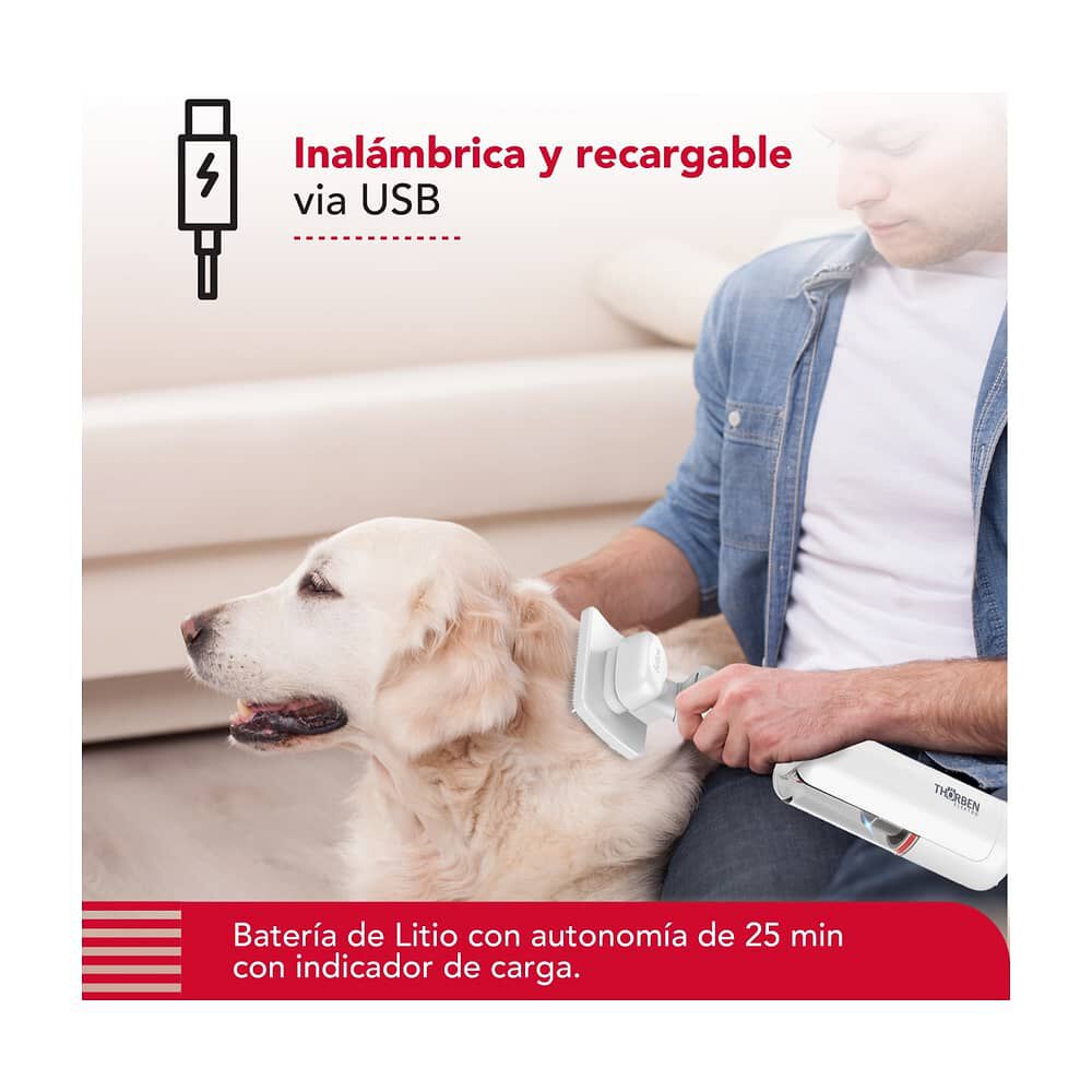 Cepillo & Aspiradora Thor Cordless Usb Pet Vac image number 4.0