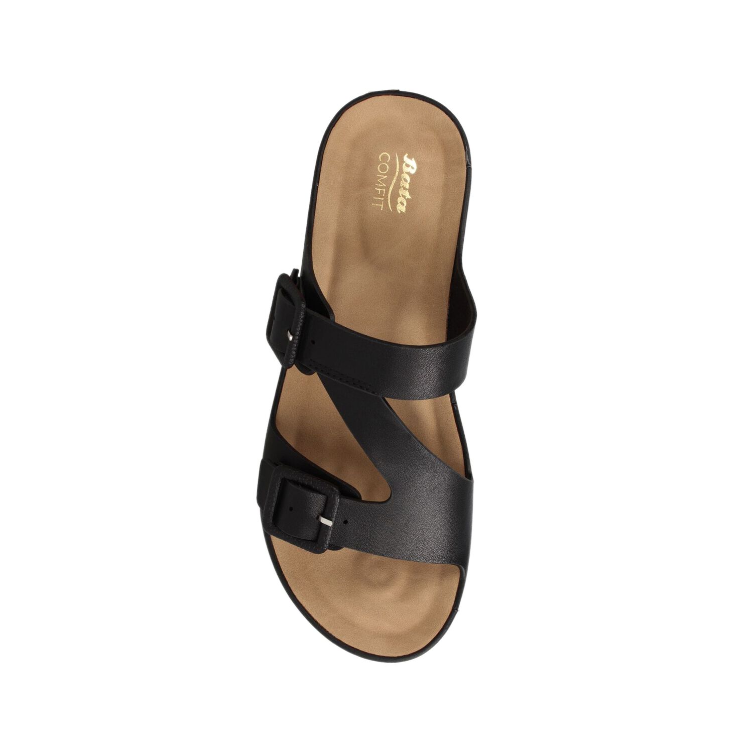 Sandalia Mujer Bata Curissay Negro image number 3.0