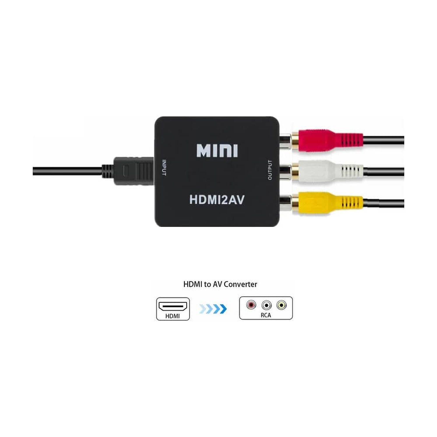 Conversor De Entrada Hdmi A Salida Rca Full Hd Ulink Ul-hrca image number 2.0