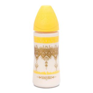 Mamadera 360ml Premium 3p Silicona Amarilla