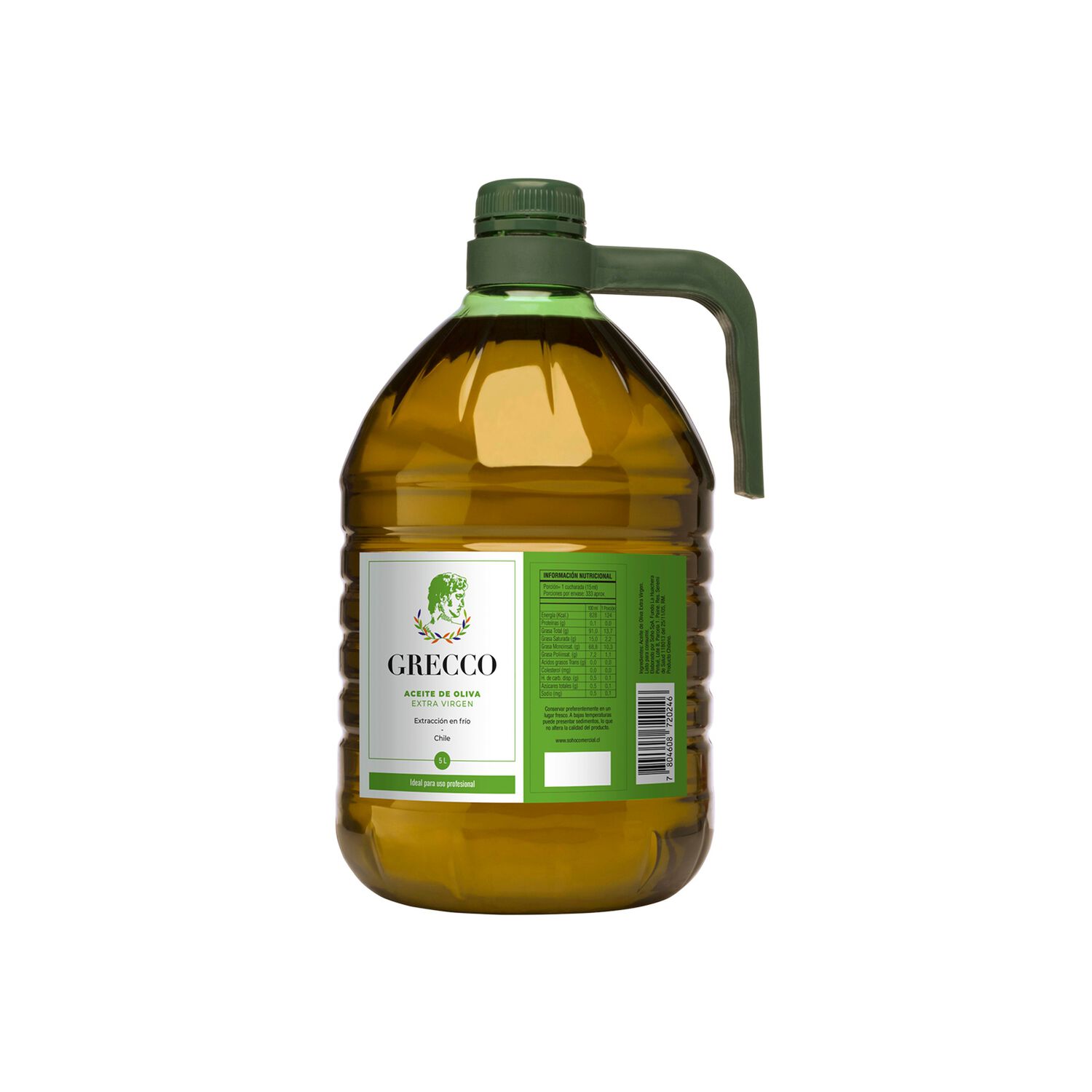 Aceite De Oliva Extra Virgen Grecco 1 X 5000 Ml image number 0.0