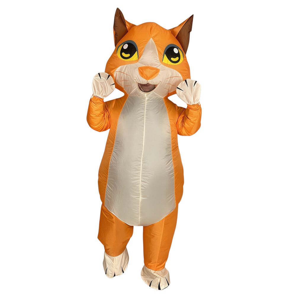 Disfraz Inflable De Gato Adulto Completo Halloween image number 0.0